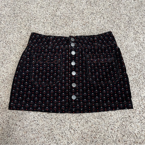 Free People We The Free Joanie Printed Corduroy Mini Skirt—26 - Picture 3 of 9
